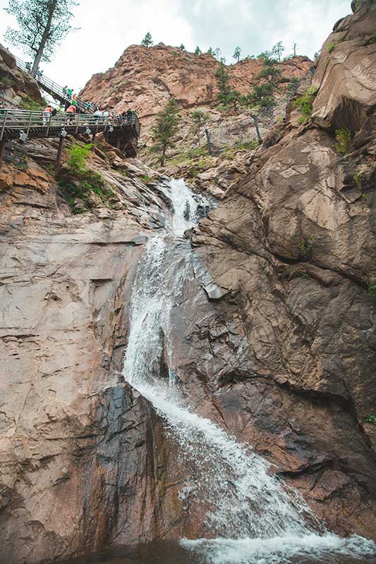 Seven Falls Vertical Shot